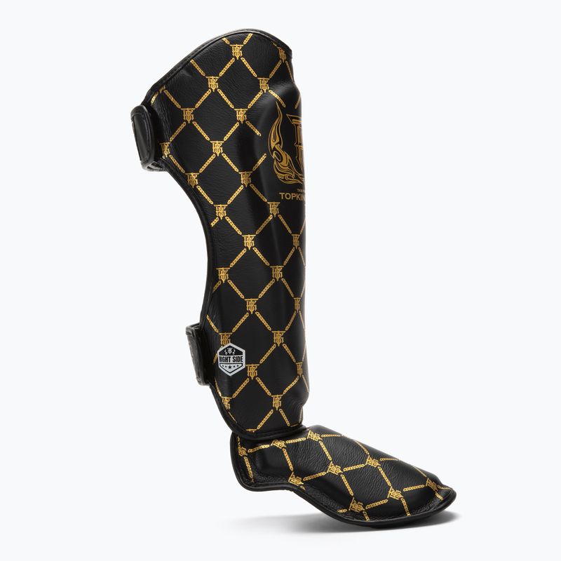 Chrániče holenní kosti a chodidla Top King Chain black/gold 2