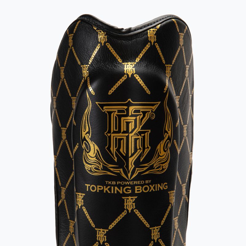 Chrániče holenní kosti a chodidla Top King Chain black/gold 3