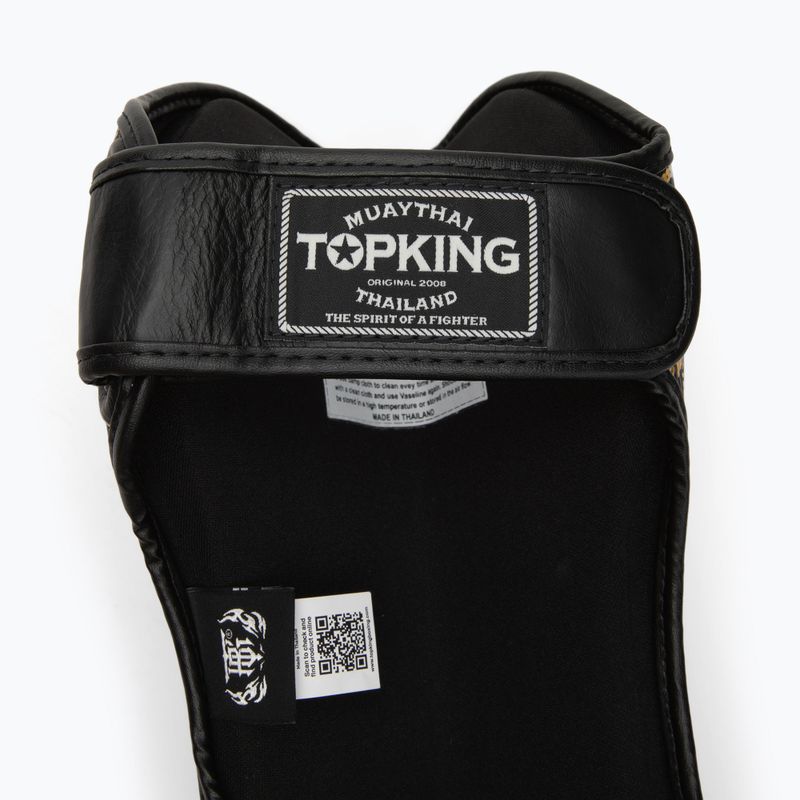 Chrániče holenní kosti a chodidla Top King Chain black/gold 4
