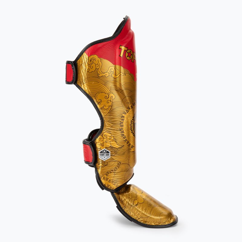 Chrániče holenních kostí a chodidel Top King Happiness Chinese red 2