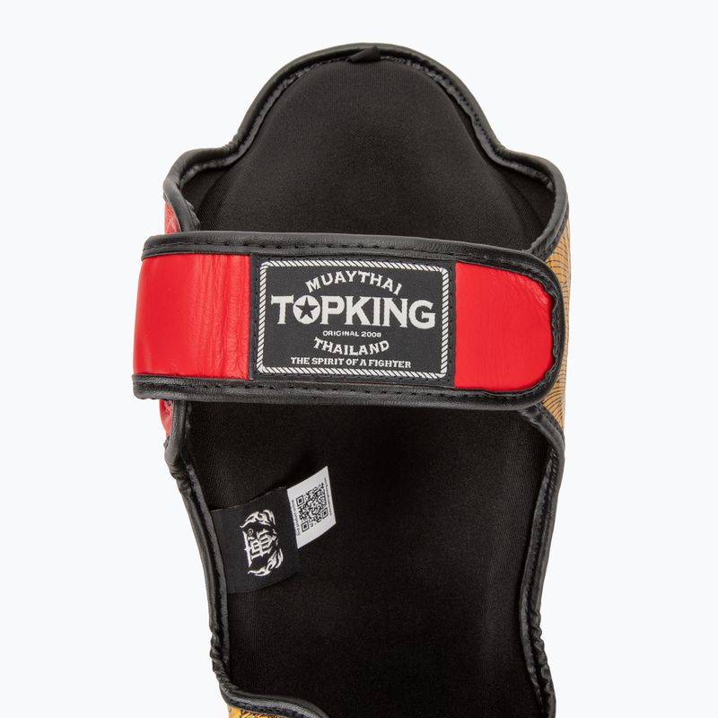 Chrániče holenních kostí a chodidel Top King Happiness Chinese red 6