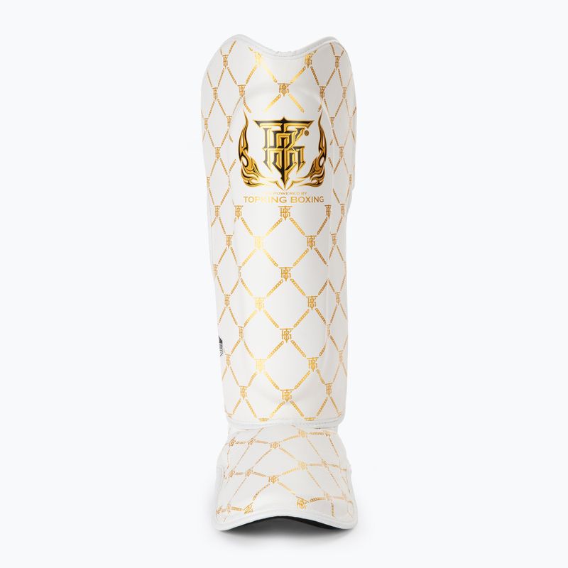 Chrániče holenních kostí a chodidel Top King Chain white/gold 3