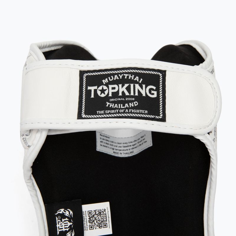 Chrániče holenních kostí a chodidel Top King Chain white/silver 4