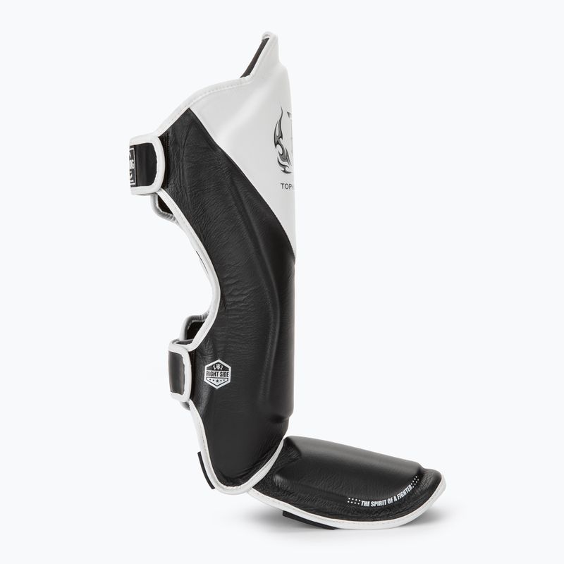 Chrániče holenních kostí a chodidel Top King Shin Guards Blend black/white 2