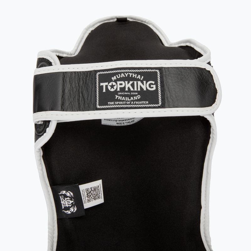 Chrániče holenních kostí a chodidel Top King Shin Guards Blend black/white 6