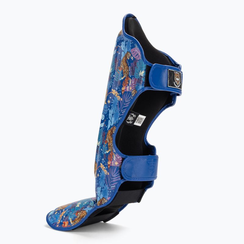 Chrániče holenních kostí a chodidel Top King Wild Tiger blue 3