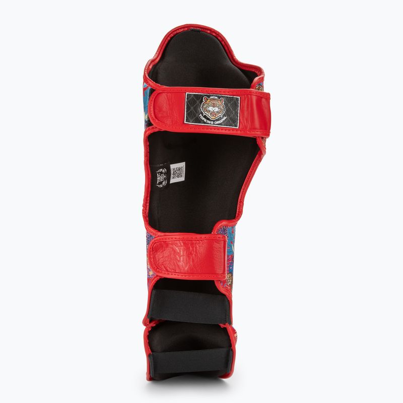 Chrániče holenních kostí a chodidel Top King Wild Tiger red 4