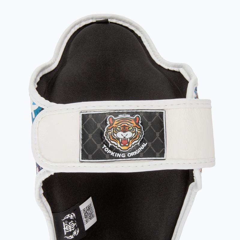 Chrániče holenních kostí a chodidel Top King Wild Tiger white 6