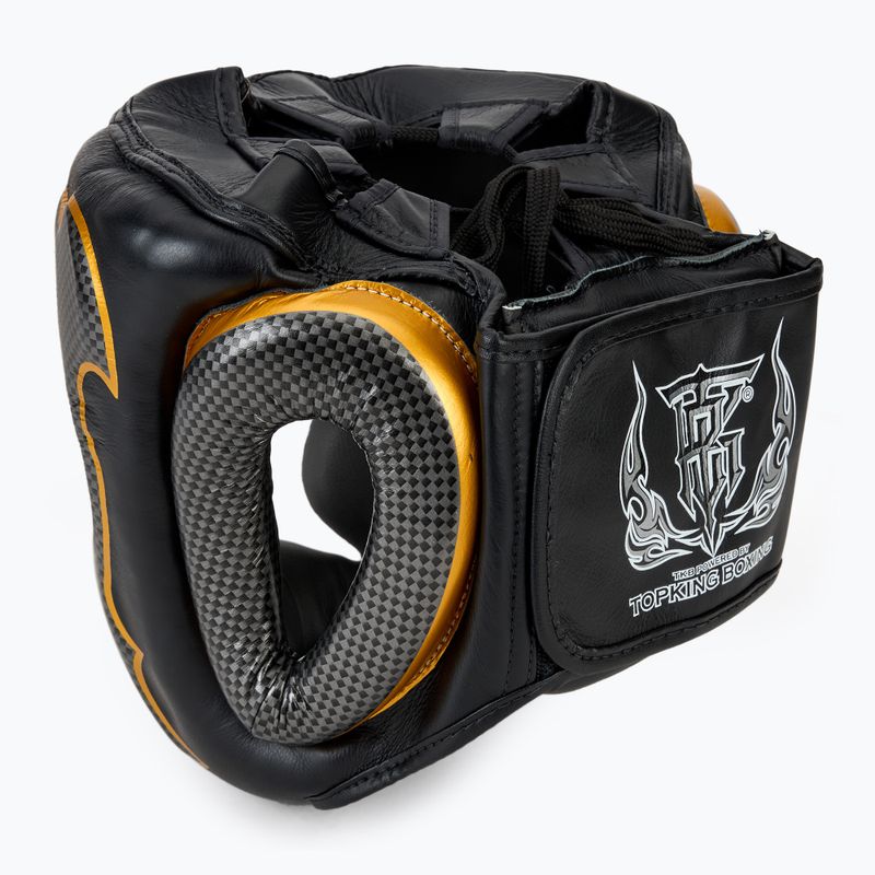 Boxerská helma Top King Empower black/silver 3