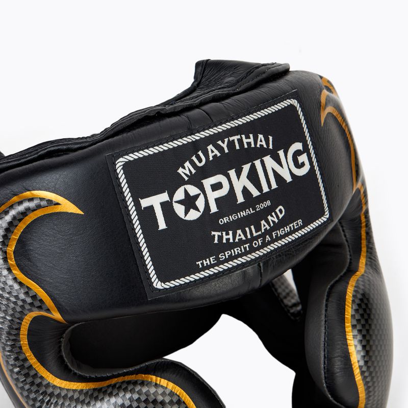 Boxerská helma Top King Empower black/silver 4