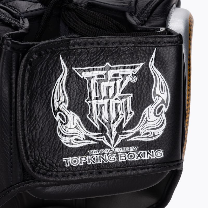 Boxerská helma Top King Empower black/gold 5