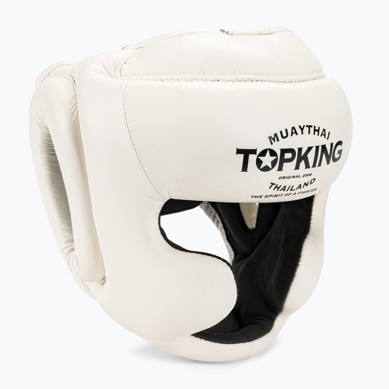 Boxerská přilba Top King Full Coverage bílá