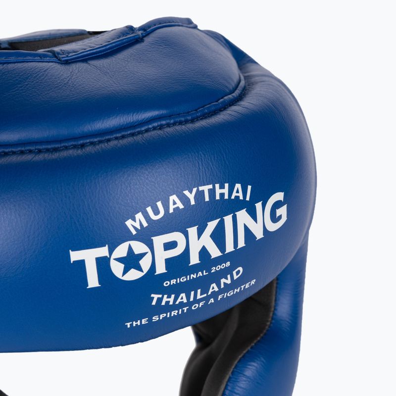 Boxerská helma Top King Full Coverage blue 4