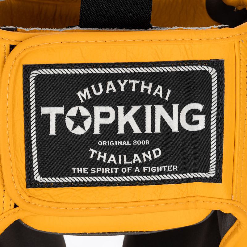 Boxerská helma Top King Full Coverage yellow 4