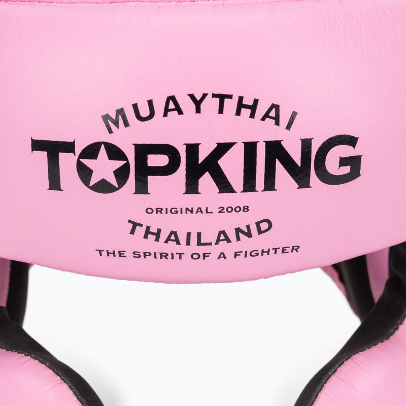 Boxerská helma  Top King Full Coverage pink 4
