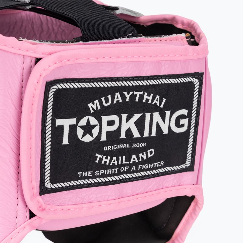 Boxerská helma  Top King Full Coverage pink 5