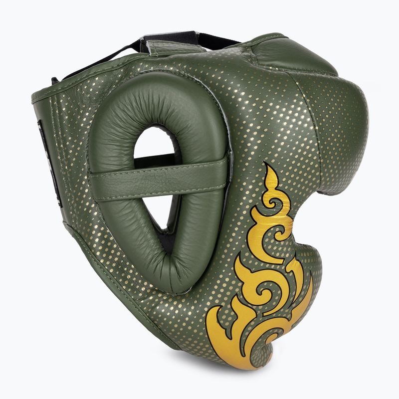 Boxerská helma Top King Kanok khaki  2