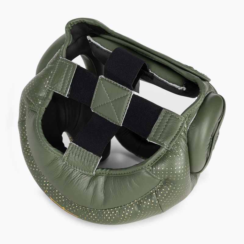 Boxerská helma Top King Kanok khaki  6
