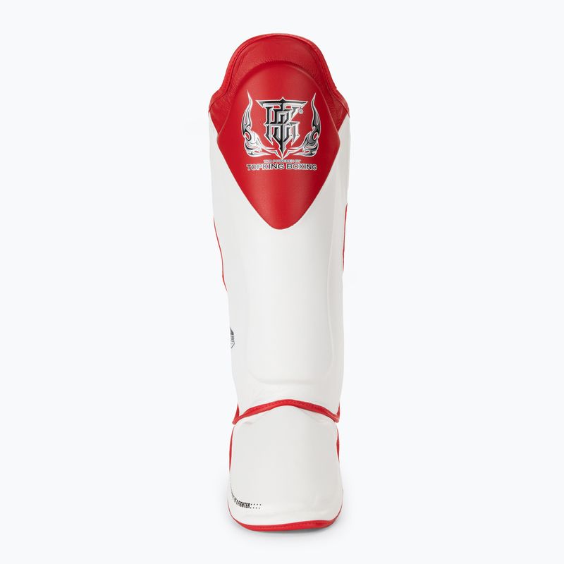 Chrániče holenních kostí a chodidel Top King Blend white/red 3