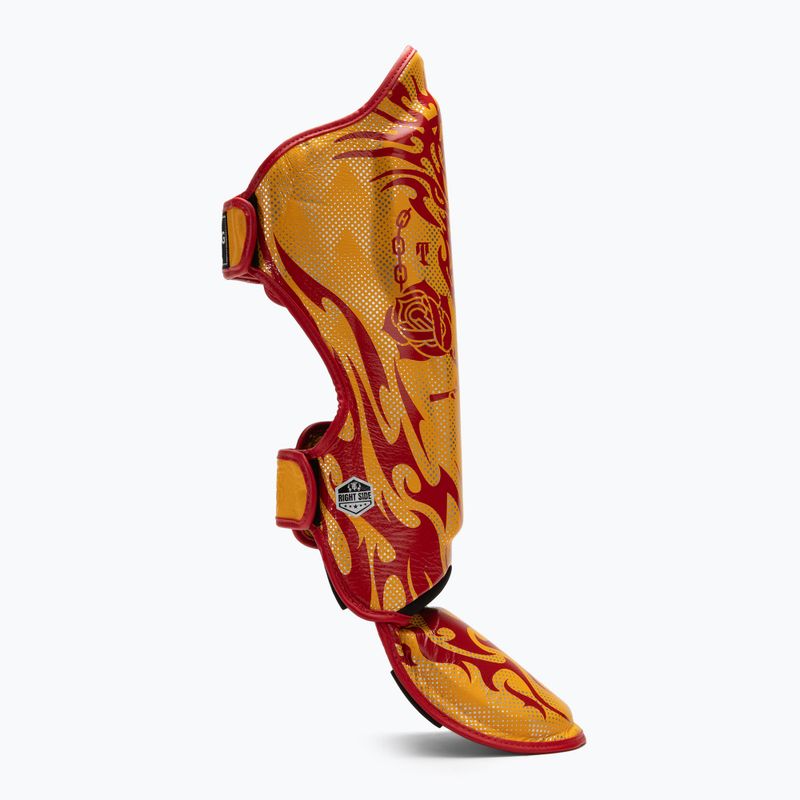 Chrániče holenních kostí a chodidel Top King Dragon yellow 2