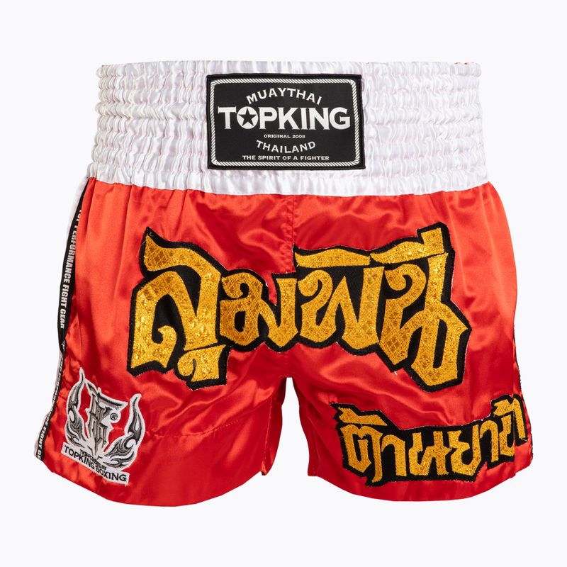 Tréninkové šortky Top King Thai Boxing red/white