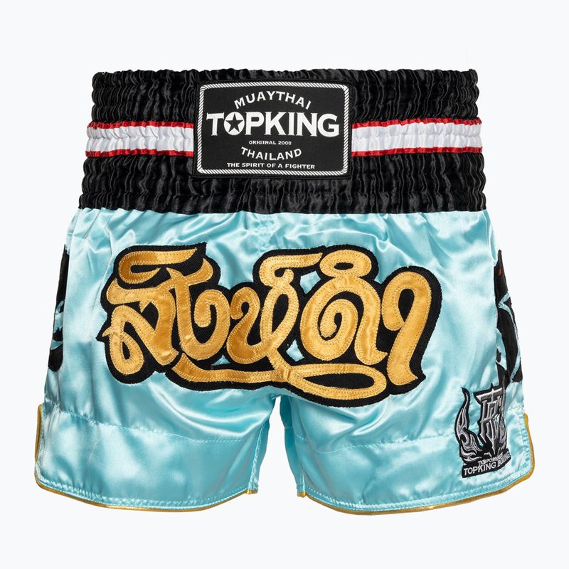 Trenky Top King Kickboxing light blue