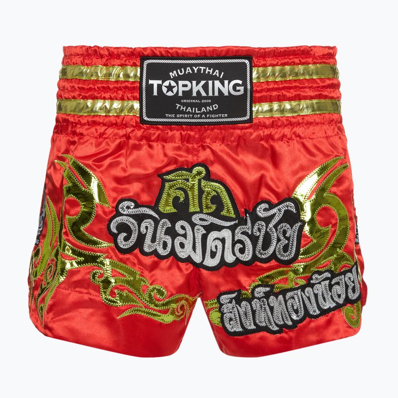 Tréninkové šortky Top King Kickboxing red