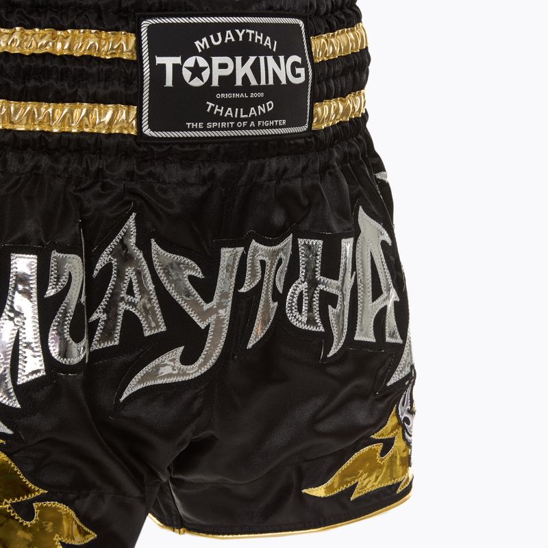 Tréninkové šortky Top King Kickboxing 070 black/ gold 3