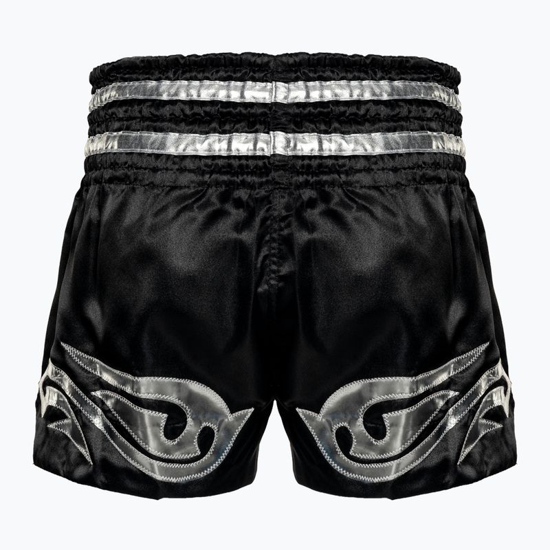 Trenky Top King Kickboxing black/silver 2