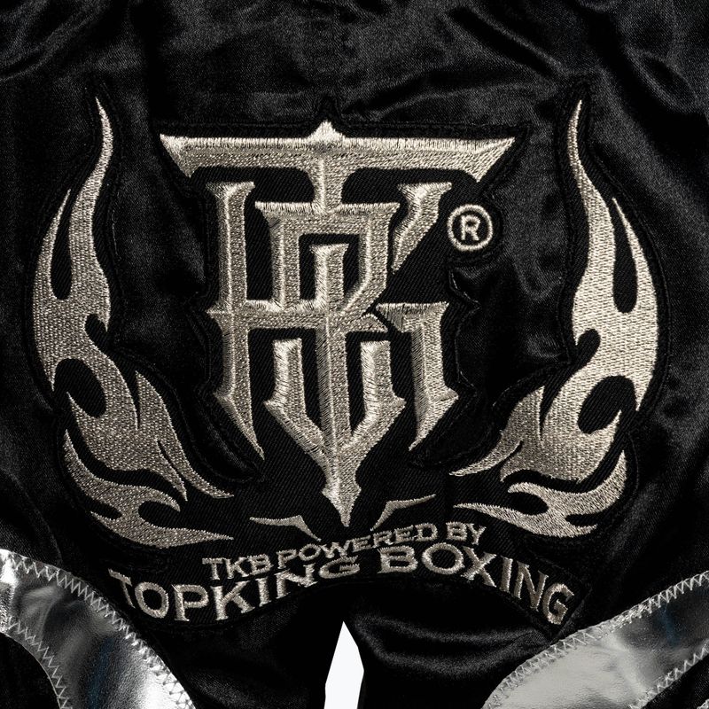 Trenky Top King Kickboxing black/silver 4
