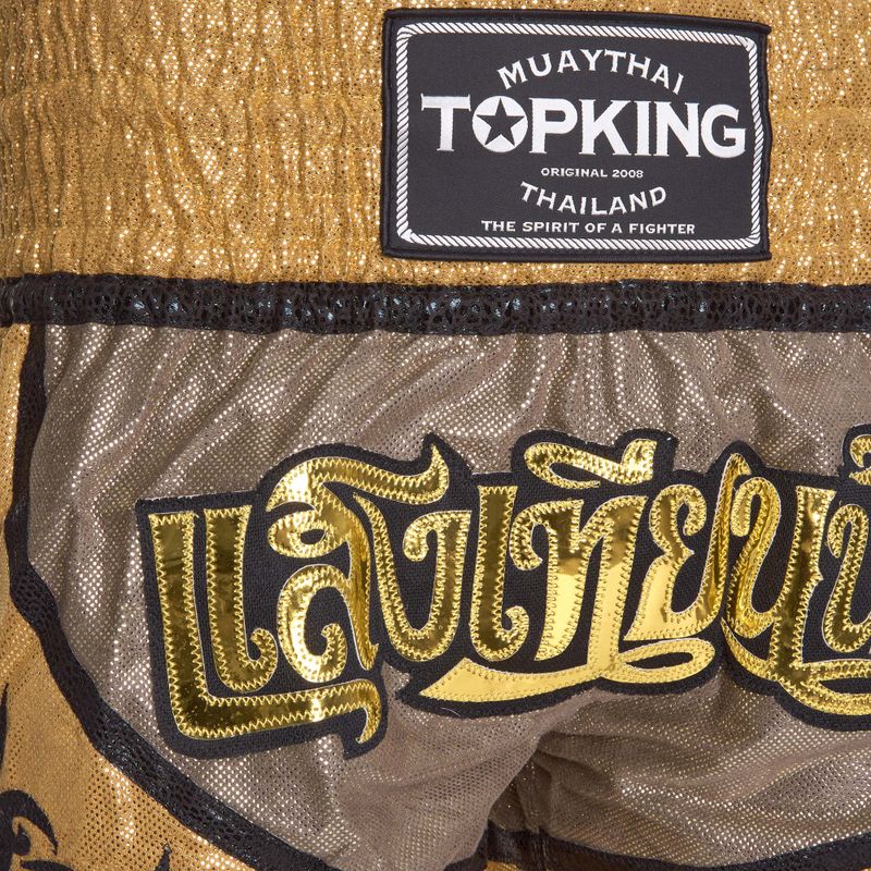 Tréninkové šortky Top King Kickboxing žluté 3