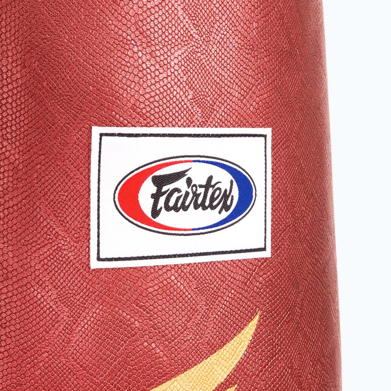 Boxovací pytel Fairtex 6FT Muaythai Banana Bag "Python Print" Collection - červený s výplní 2
