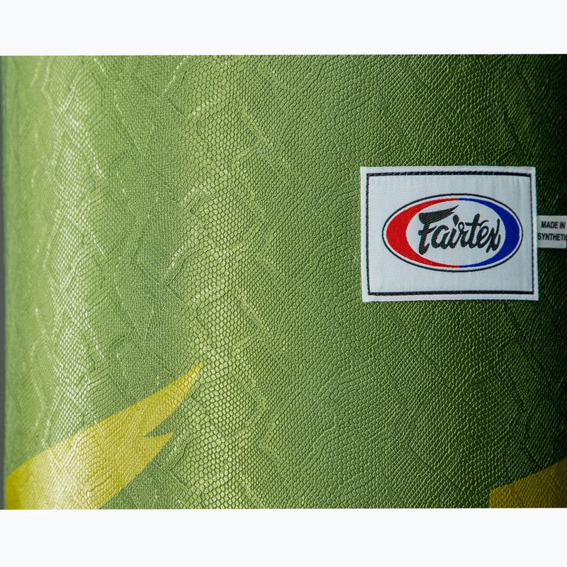 Boxovací pytel Fairtex 6FT Muaythai Banana Bag "Python Print" Collection - zelená výplň 6