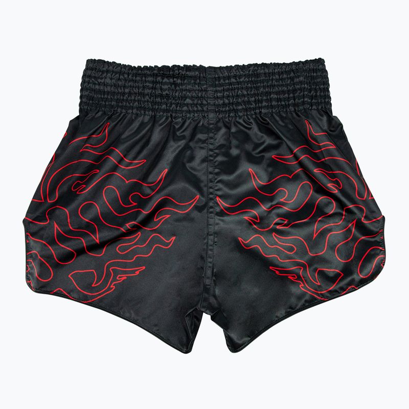 Tréninkové šortky Fairtex Muay Thai BS1920 'Lava' černé 2
