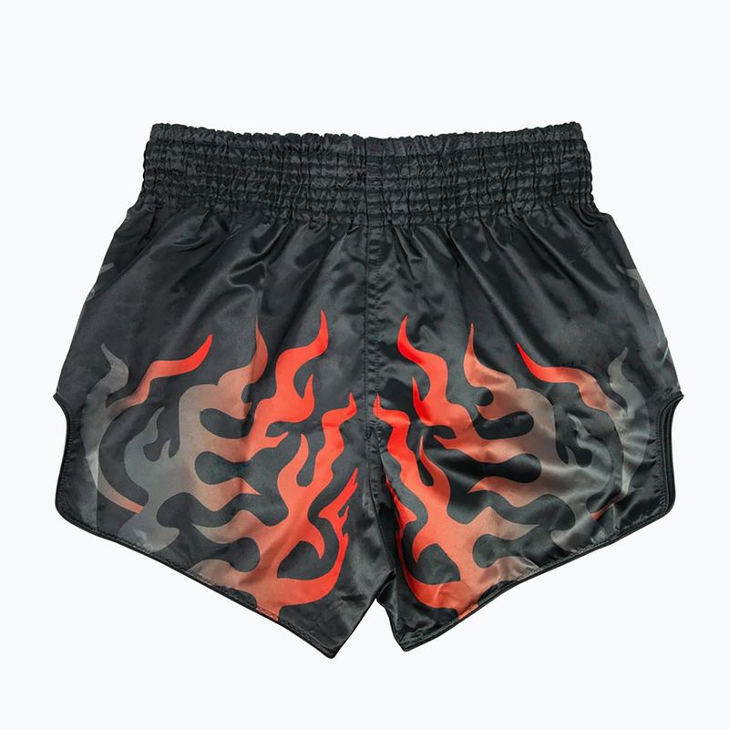 Tréninkové šortky Fairtex Muay Thai BS1921 'Volcano' černé