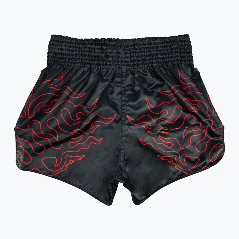 Tréninkové šortky Fairtex Muay Thai BS1921 'Volcano' černé 2