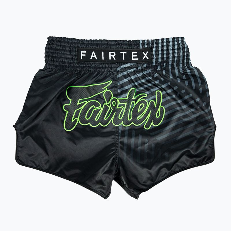 Tréninkové šortky Fairtex Muay Thai BS1924 'Racer' černé