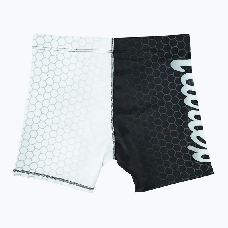 Tréninkové šortky Fairtex Vale Tudo CP7 černá/bílá 2