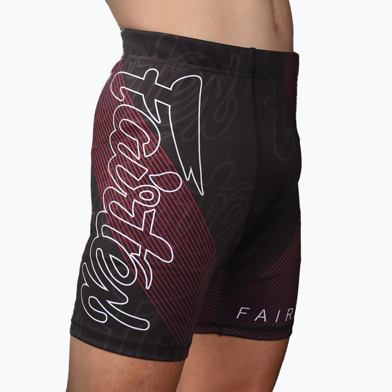 Tréninkové šortky Fairtex Vale Tudo CP8 černá/fialová