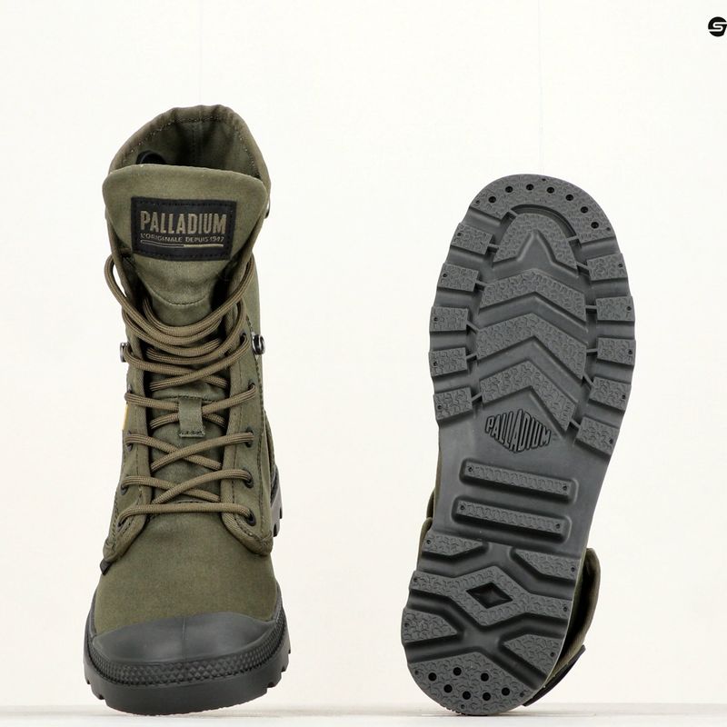 Boty Palladium Pampa Baggy Supply olive night 17