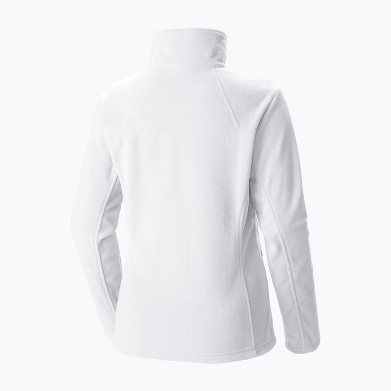 Dámská fleece mikina Columbia Fast Trek II bílá 1465351 8
