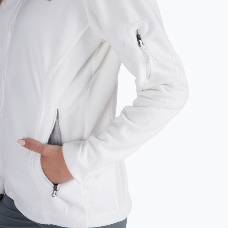 Dámská fleece mikina Columbia Fast Trek II bílá 1465351 5