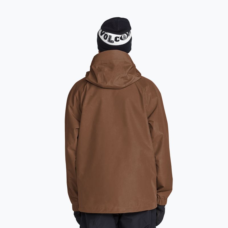 Pánská snowboardová bunda Volcom Dua Insulated Gore-Tex Jacket desert taupe 4