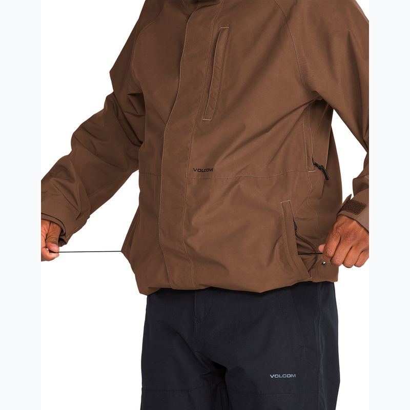 Pánská snowboardová bunda Volcom Dua Insulated Gore-Tex Jacket desert taupe 8
