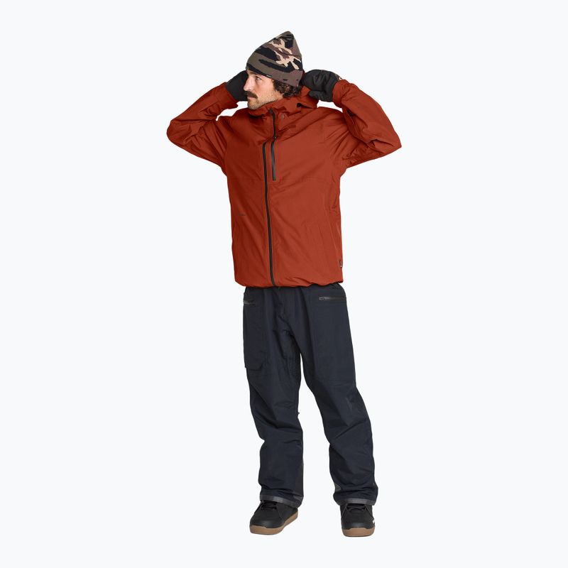 Pánská snowboardová bunda Volcom L Gore-Tex Jacket burnt orange 2