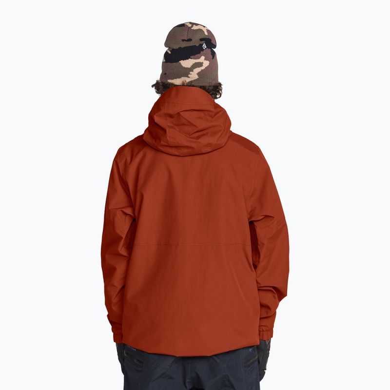 Pánská snowboardová bunda Volcom L Gore-Tex Jacket burnt orange 4