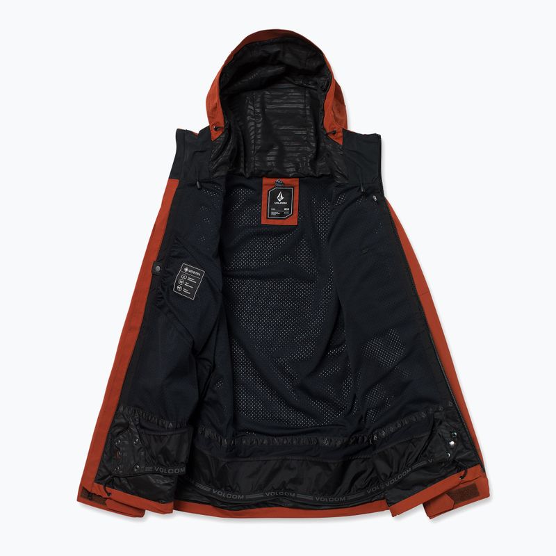 Pánská snowboardová bunda Volcom L Gore-Tex Jacket burnt orange 11