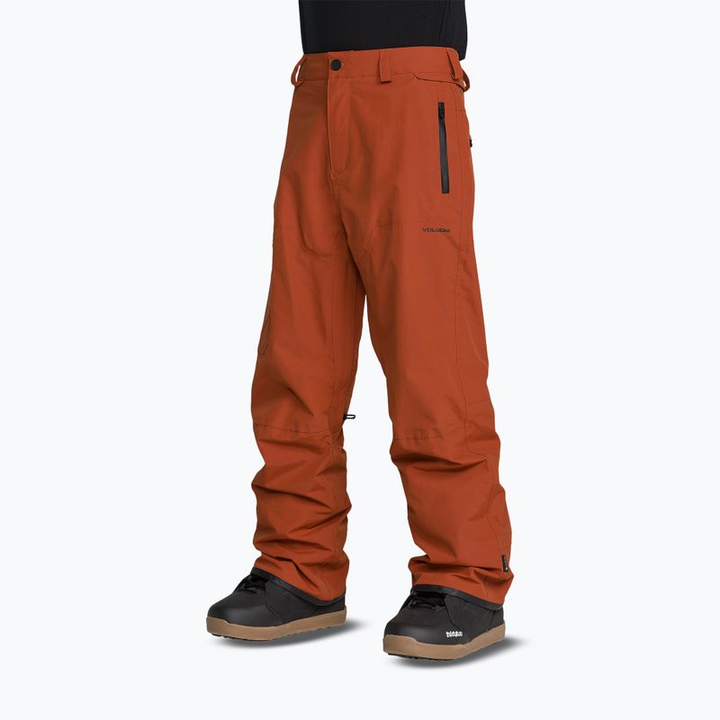 Pánské snowboardové kalhoty Volcom L Gore-Tex Pant Burnt Orange 4