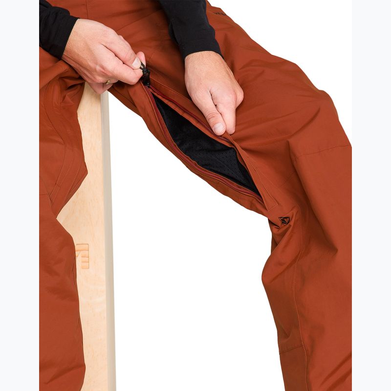 Pánské snowboardové kalhoty Volcom L Gore-Tex Pant Burnt Orange 8