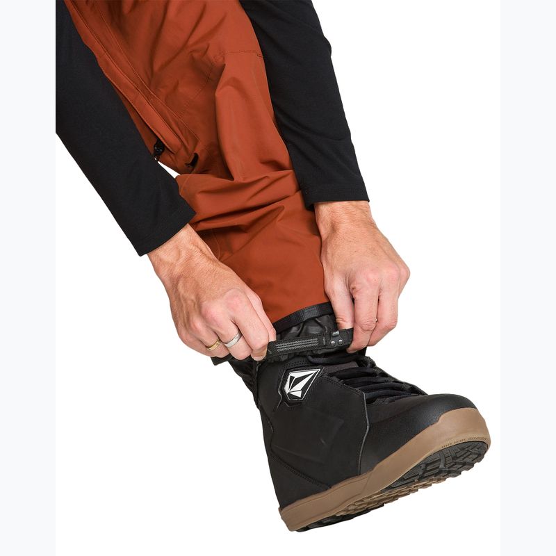 Pánské snowboardové kalhoty Volcom L Gore-Tex Pant Burnt Orange 9